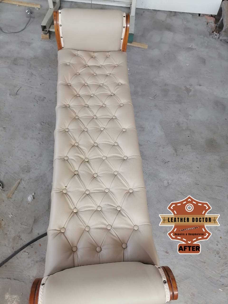 Leather-Doctor-White-Leather-Reupholstery-of-Day-Seat-After1